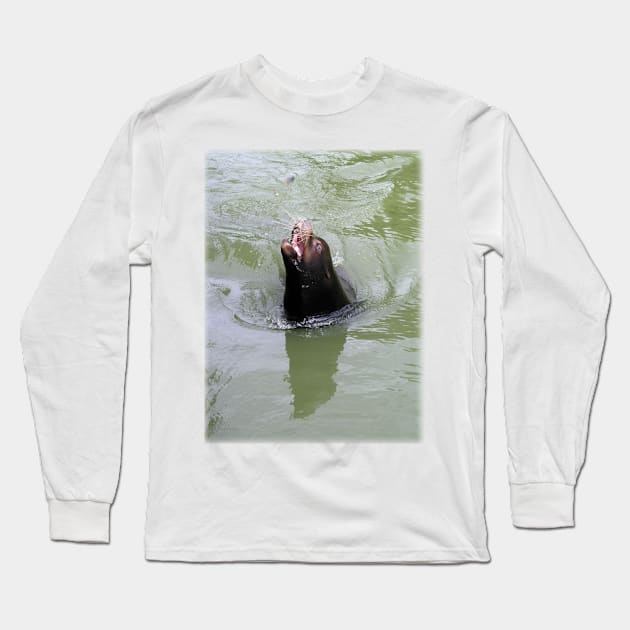 Gimme Fish...NOW Long Sleeve T-Shirt by JonDelorme